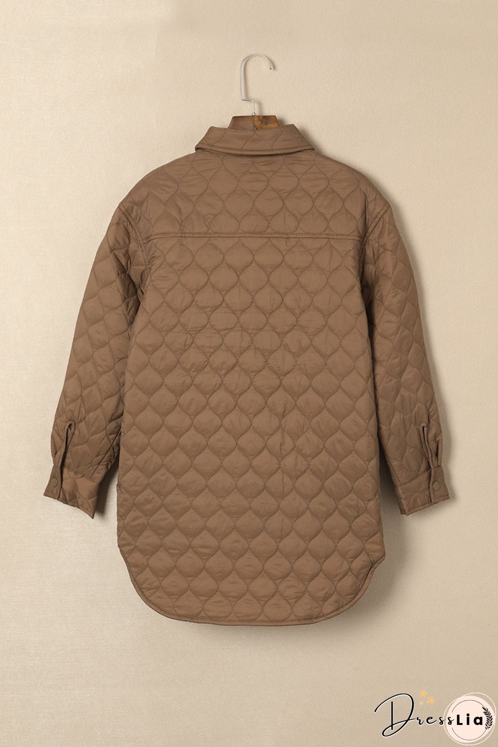 Snap Down Collared Winter Coat