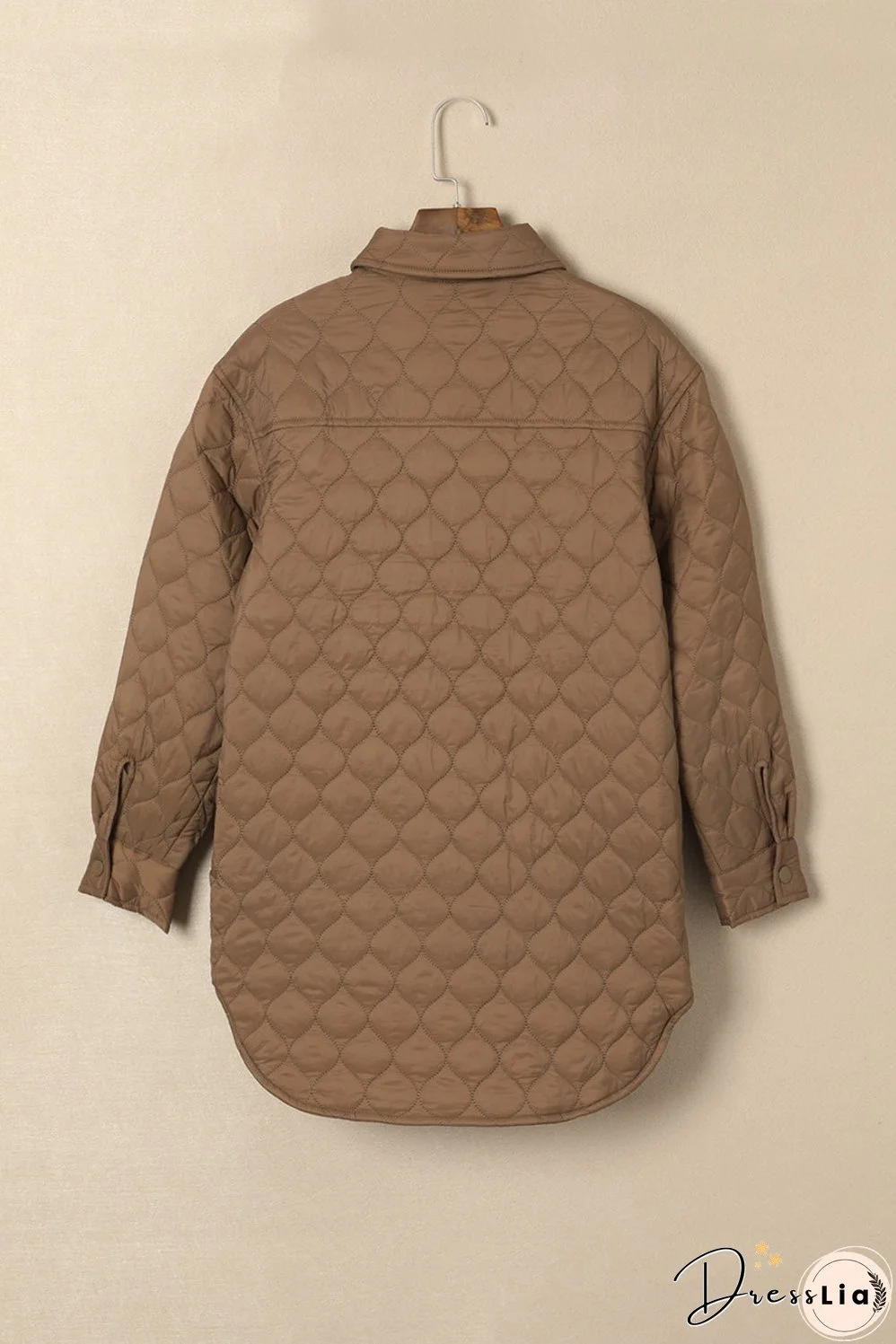 Snap Down Collared Winter Coat