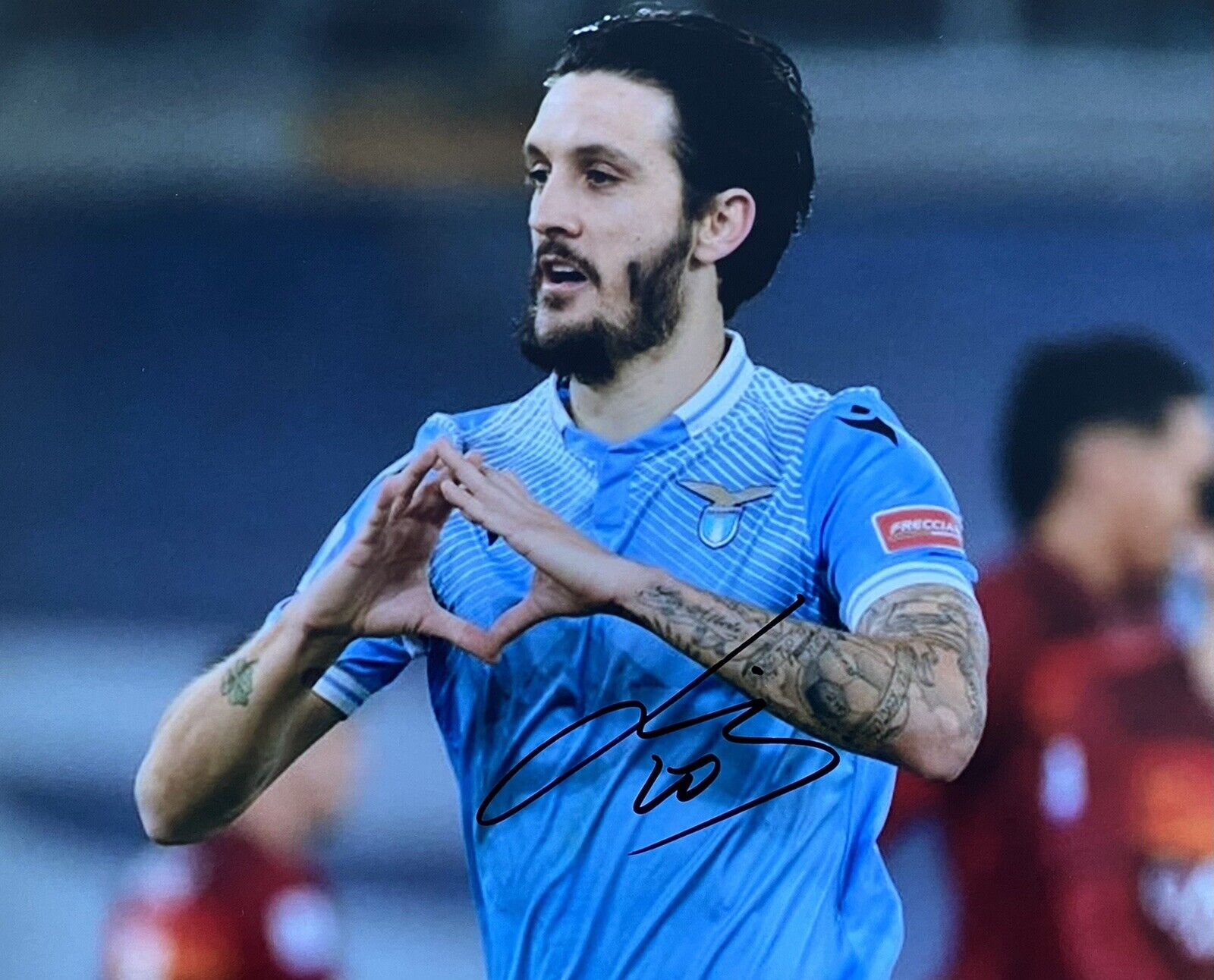 Luis Alberto Genuine Hand Signed Lazio 12x8 Photo Poster painting, Exact Proof