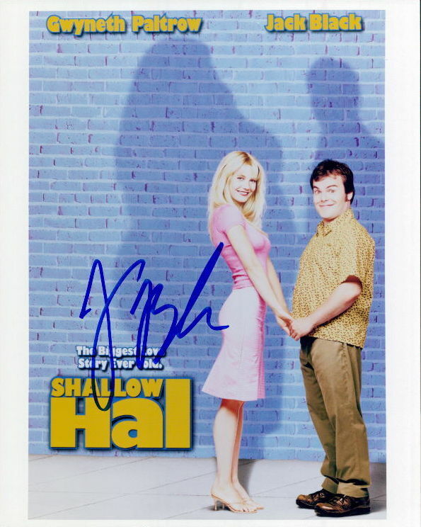 Jack Black (Shallow Hal) signed authentic 8x10 Photo Poster painting COA