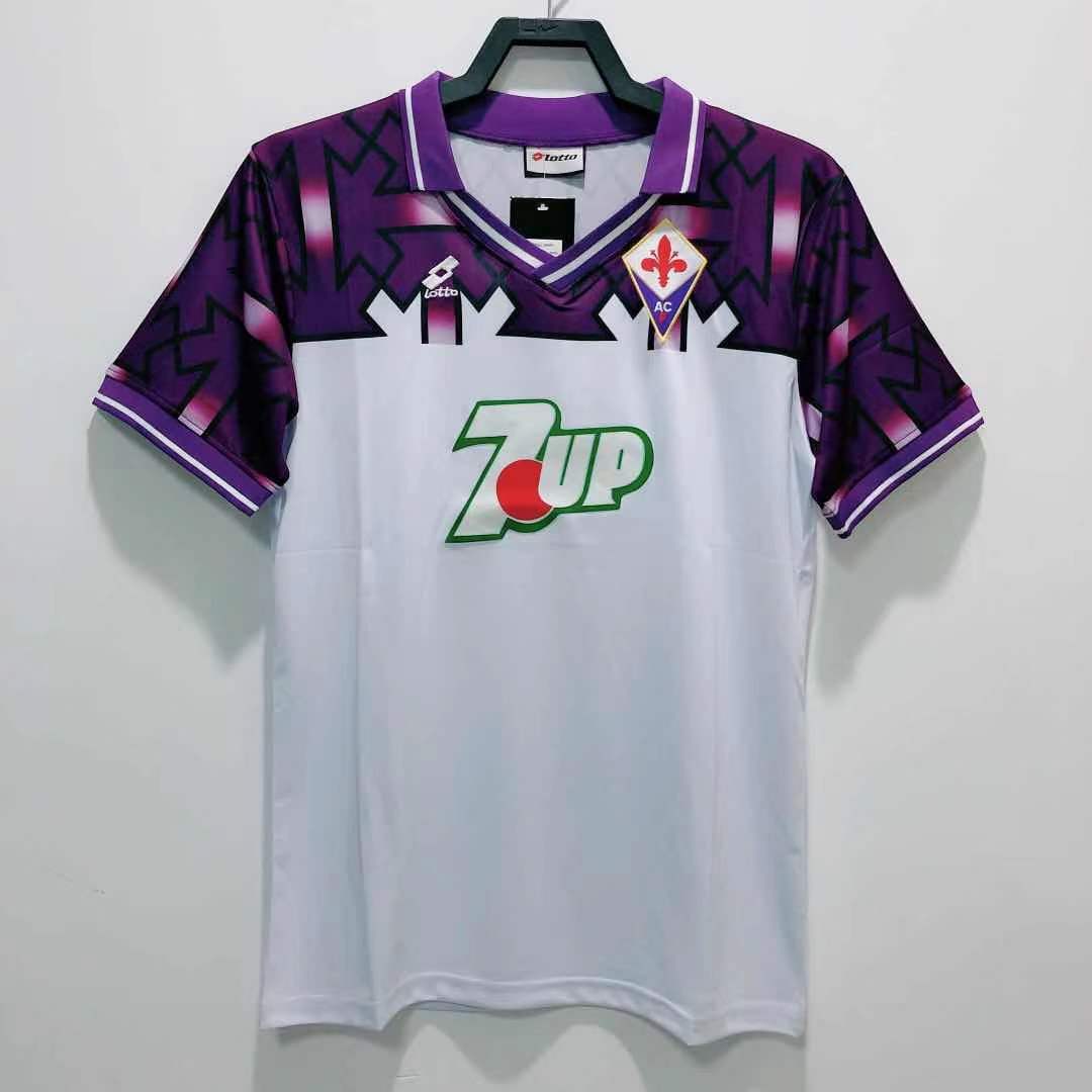 1992-1993 Retro Fiorentina Away Football Shirt