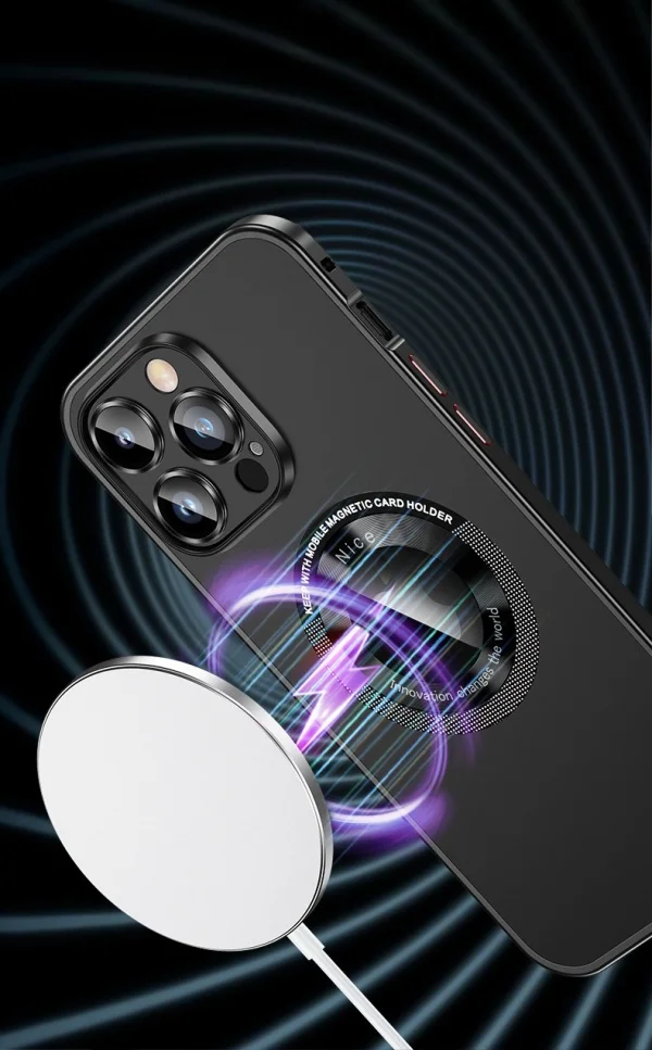 Metal Frame Elastic Buckle iphone All-inclusive Anti-fall Mobile Phone Case