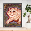 Diamond Painting-DIY Full Round Drill Retro Cat