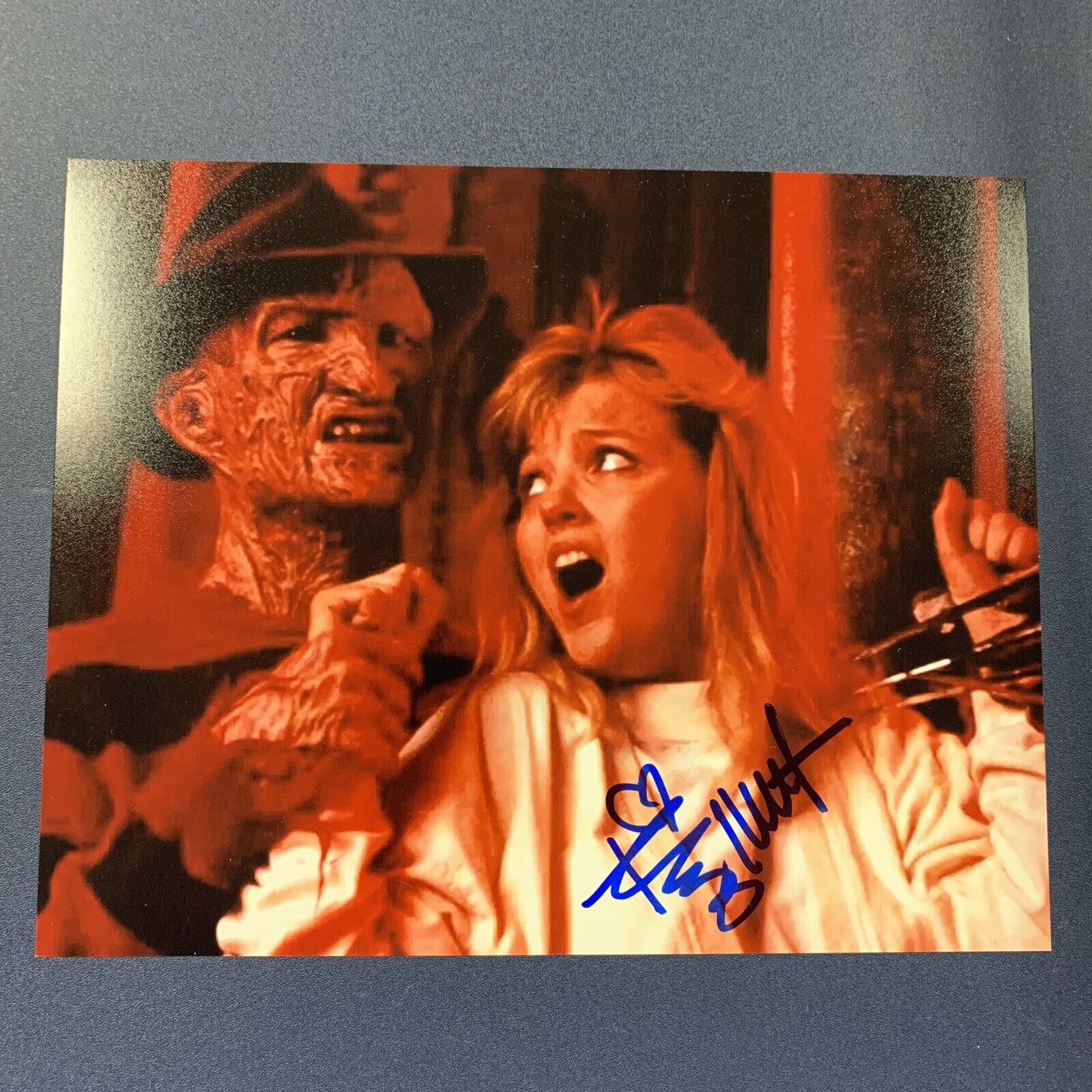 TUESDAY KNIGHT SIGNED 8x10 Photo Poster painting ACTRESS AUTOGRAPH NIGHTMARE ON ELM STREET 4 COA