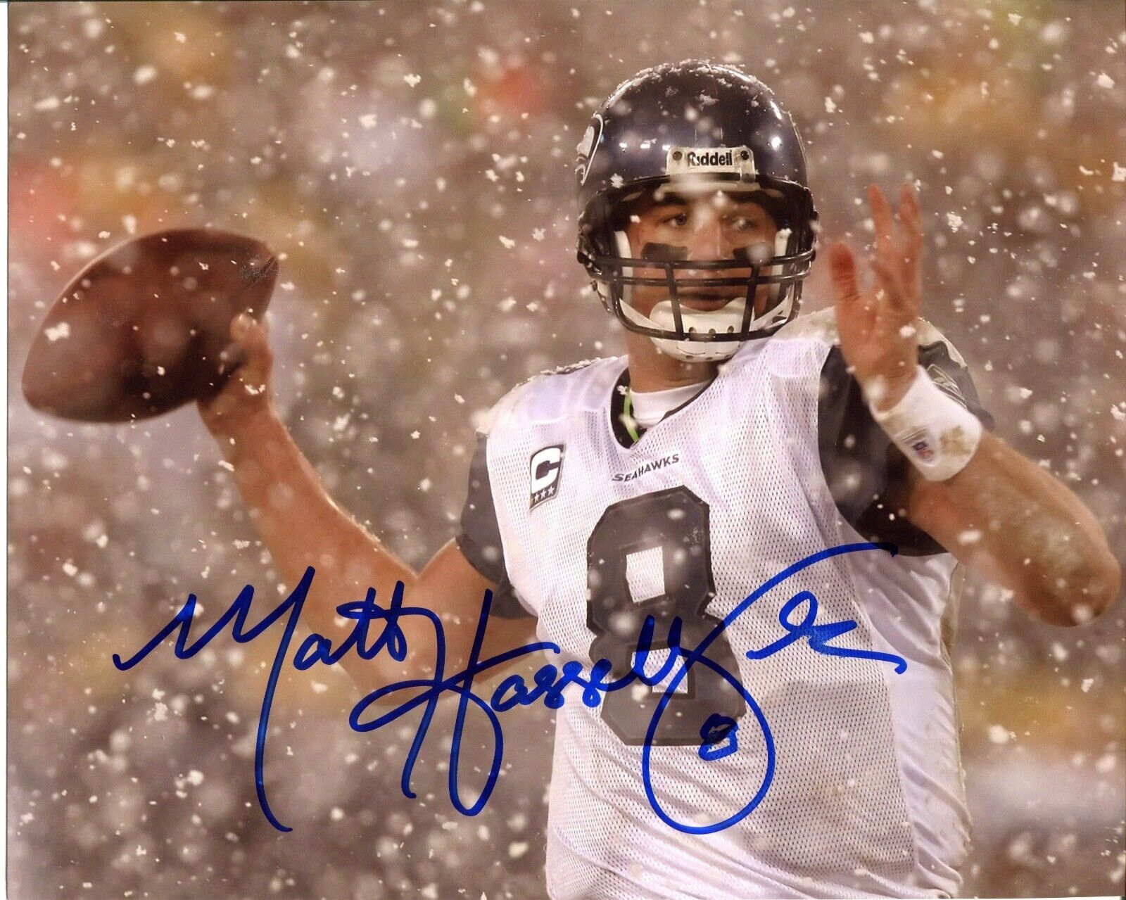 Matt Hasselbeck Seattle Seahawks Autographed Signed 8x10 Photo Poster painting CFS COA