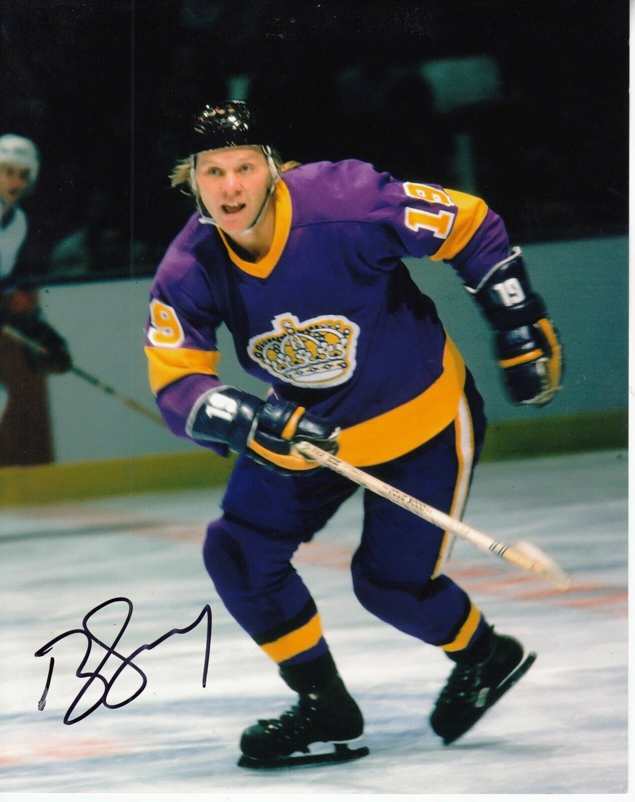 Butch Goring #0 8x10 Signed Photo Poster painting w/ COA Los Angeles Kings 032419