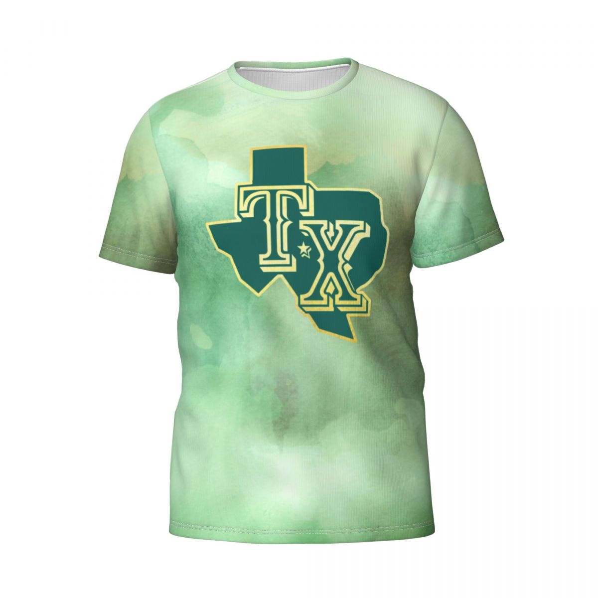 Texas Rangers St Patrick's Day Printed Men's T-Shirt