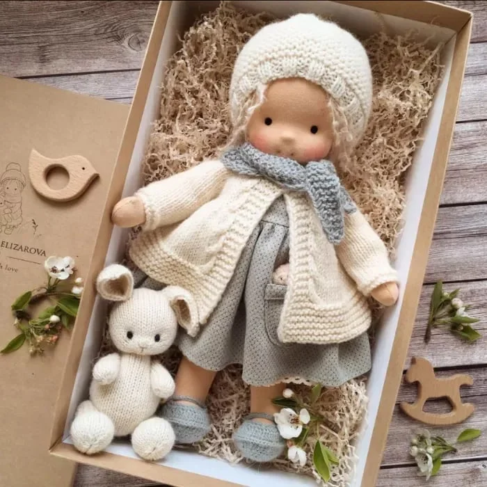 (New) Handmade Waldorf Doll - Olivia