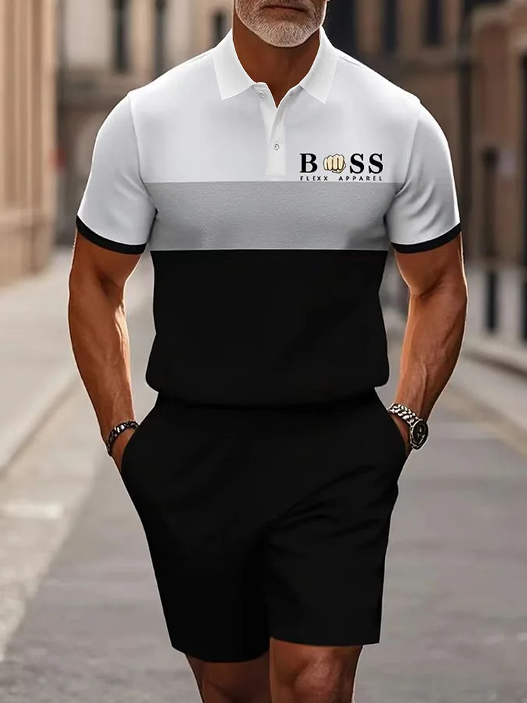 Fashion New Trendy Men's Must-Have Casual Fashion POLO Shirt Suit