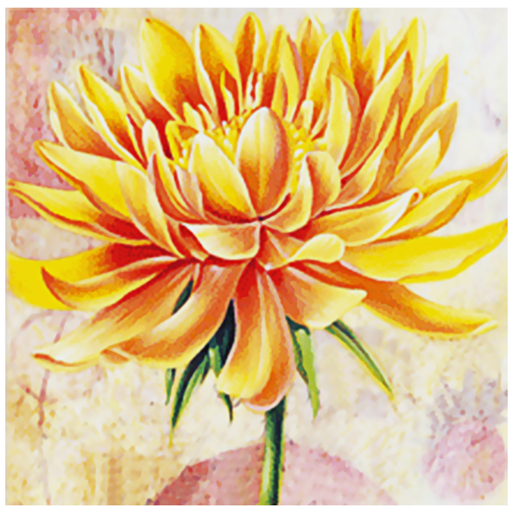 

Golden Flower - Round Drill Diamond Painting - 30*30CM, 501 Original