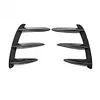 1 Pair Car Rear Bumper Canards for Benz W176 A200 A250 A260 A45 (Glossy Black)