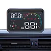 Universal Car HUD On-BD GPS Head Up Display with Speed RMP Water Temperature Overspeed Alarm Digital Speedometer Works for Most Cars