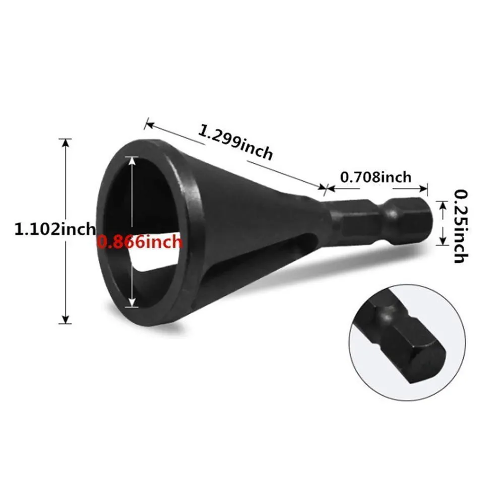 Domom Deburring External Chamfer Tool for Drill Bit, 2 Pack