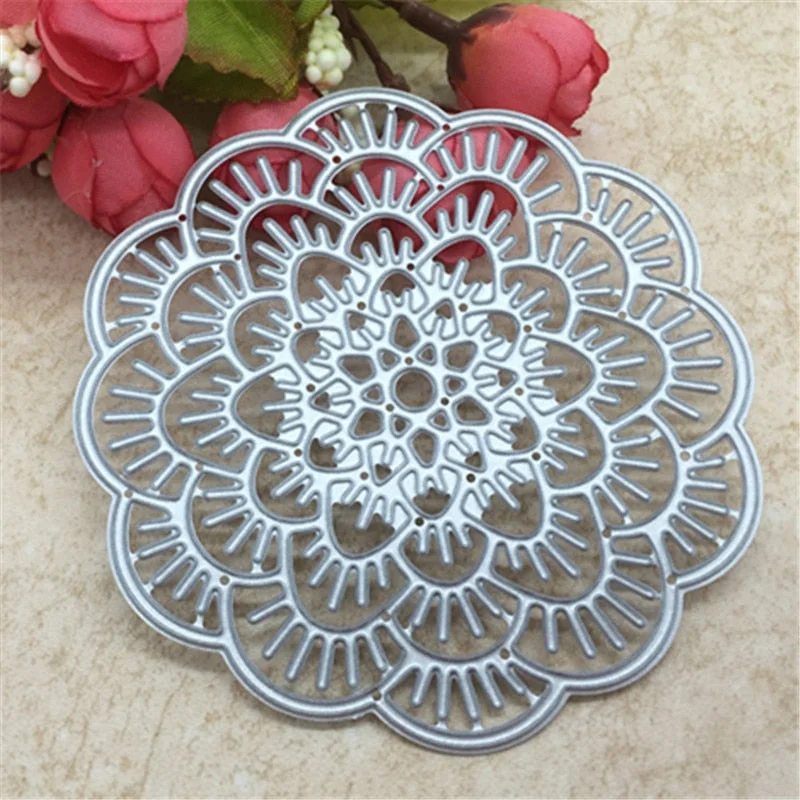 Flower Doily Metal Cutting Dies Stencils for DIY Scrapbooking/photo album Decorative Embossing DIY Paper Cards