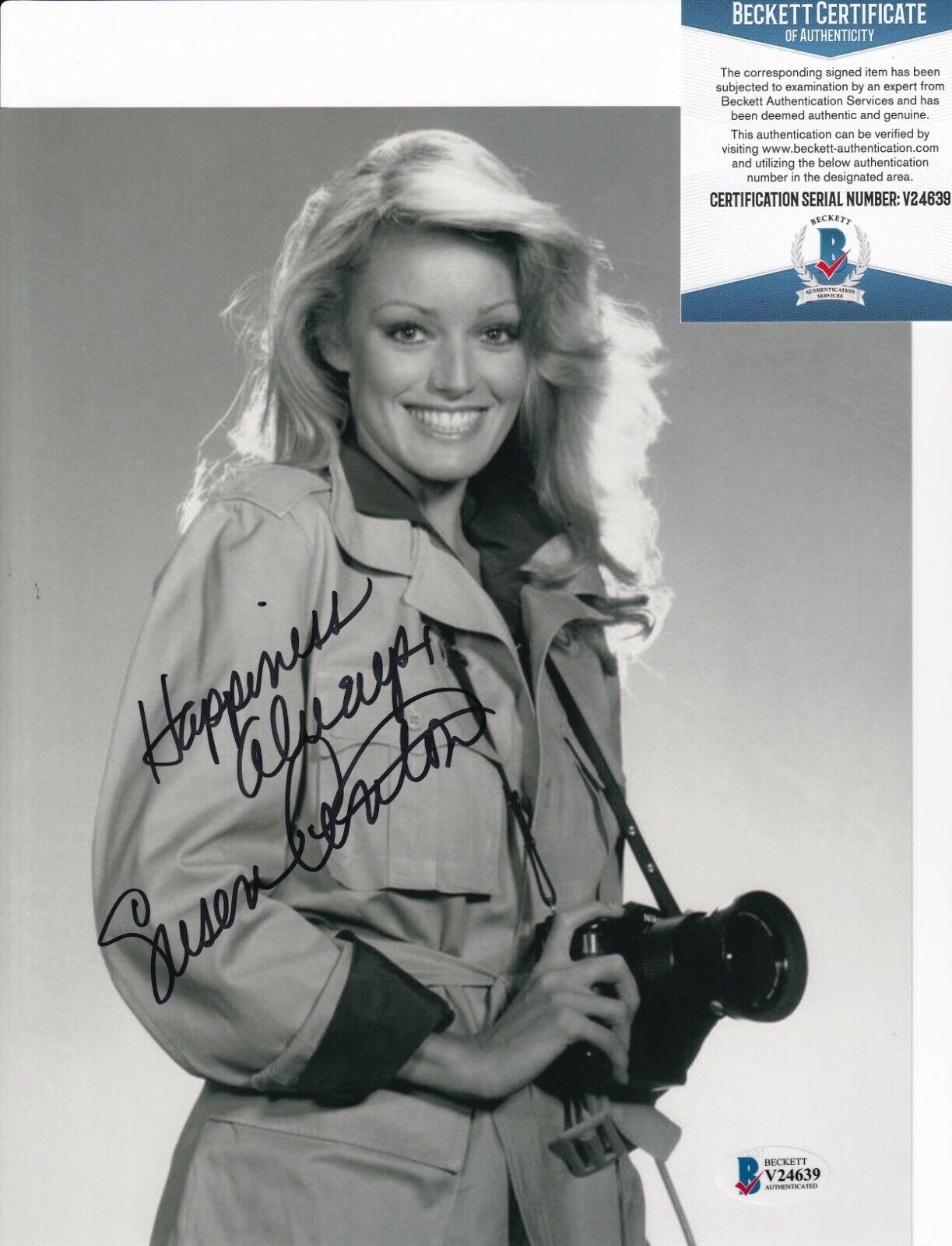 SUSAN ANTON signed (GOLDEN GIRL) autographed 8X10 Photo Poster painting BECKETT BAS V24639