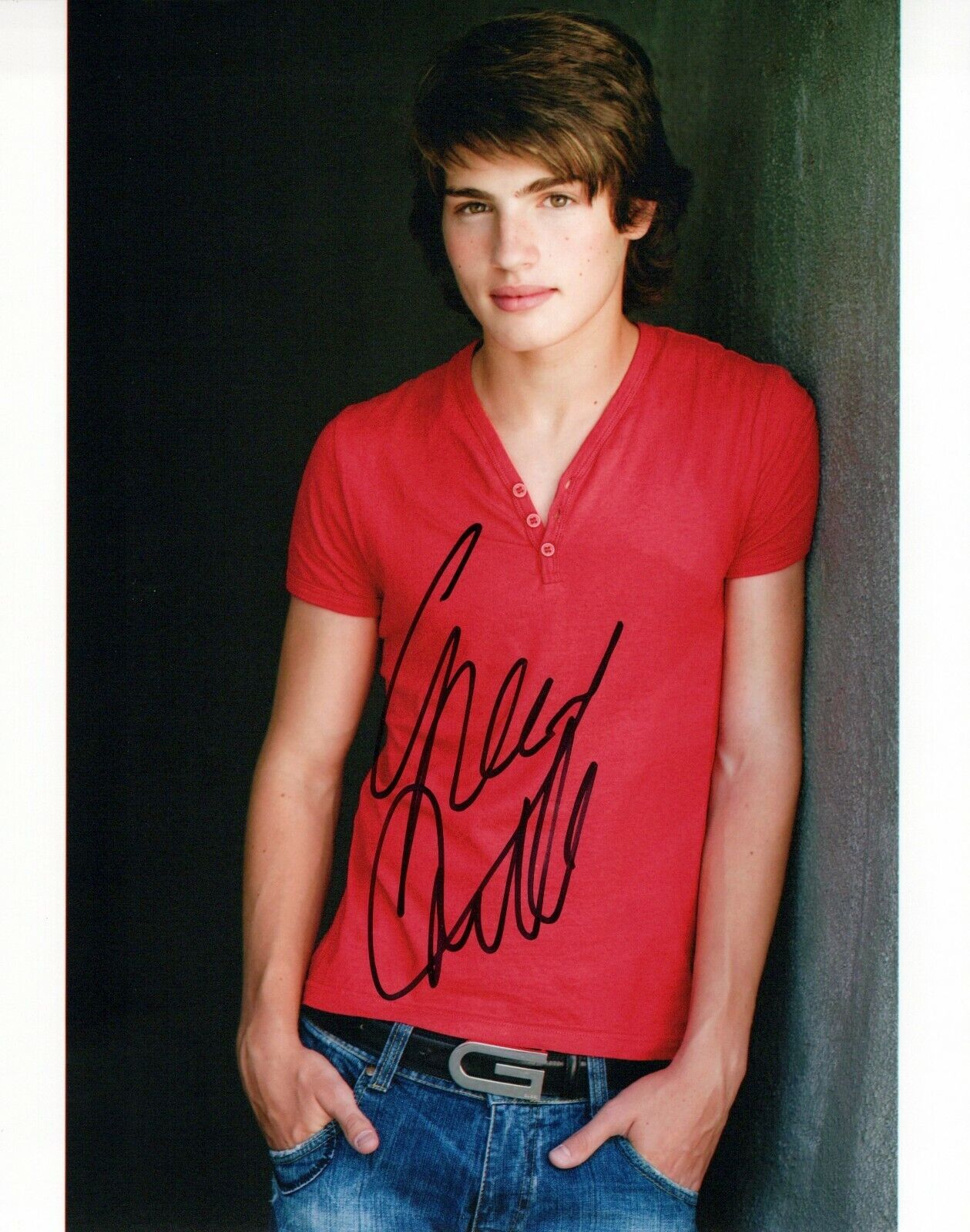 Gregg Sulkin head shot autographed Photo Poster painting signed 8x10 #1