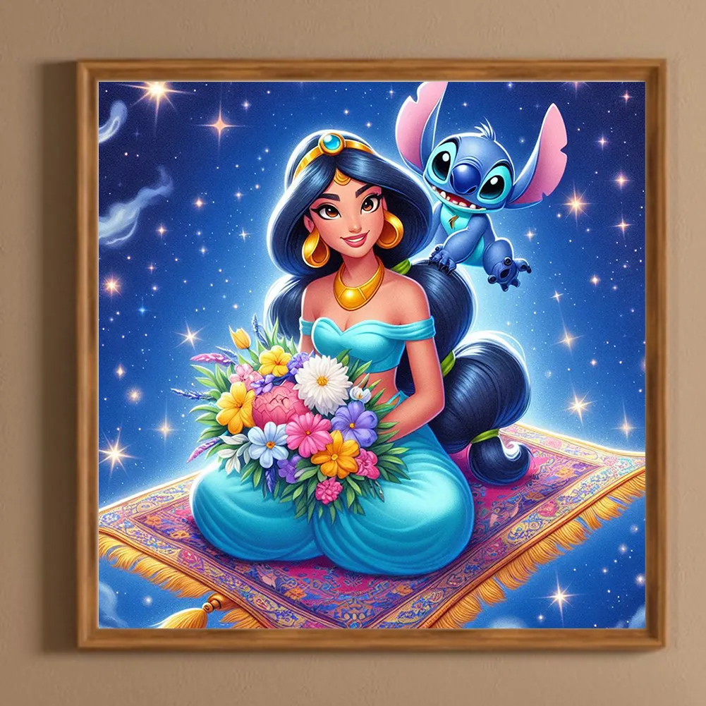 Diamond Painting - Full Round Drill - Princess Jasmine Stitch(Canvas|40*40cm)
