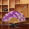 Japanese Style Craft Fan Translucent Folding Fan Butterfly With Kimono Ancientry Dance Folding Fan