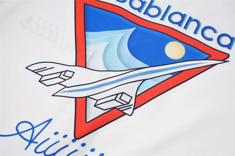 Casablanca 2023SS New Product Silk Short Sleeve Shirt