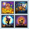 4pcs Diamond Painting -DIY Round Drill Halloween