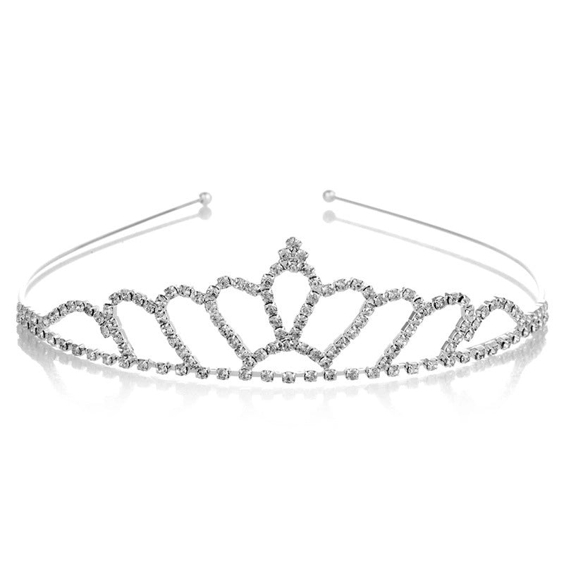 Women’s Elegant Glam Bridal Crown Metal Plating Inlay Artificial Pearls Rhinestones Crown