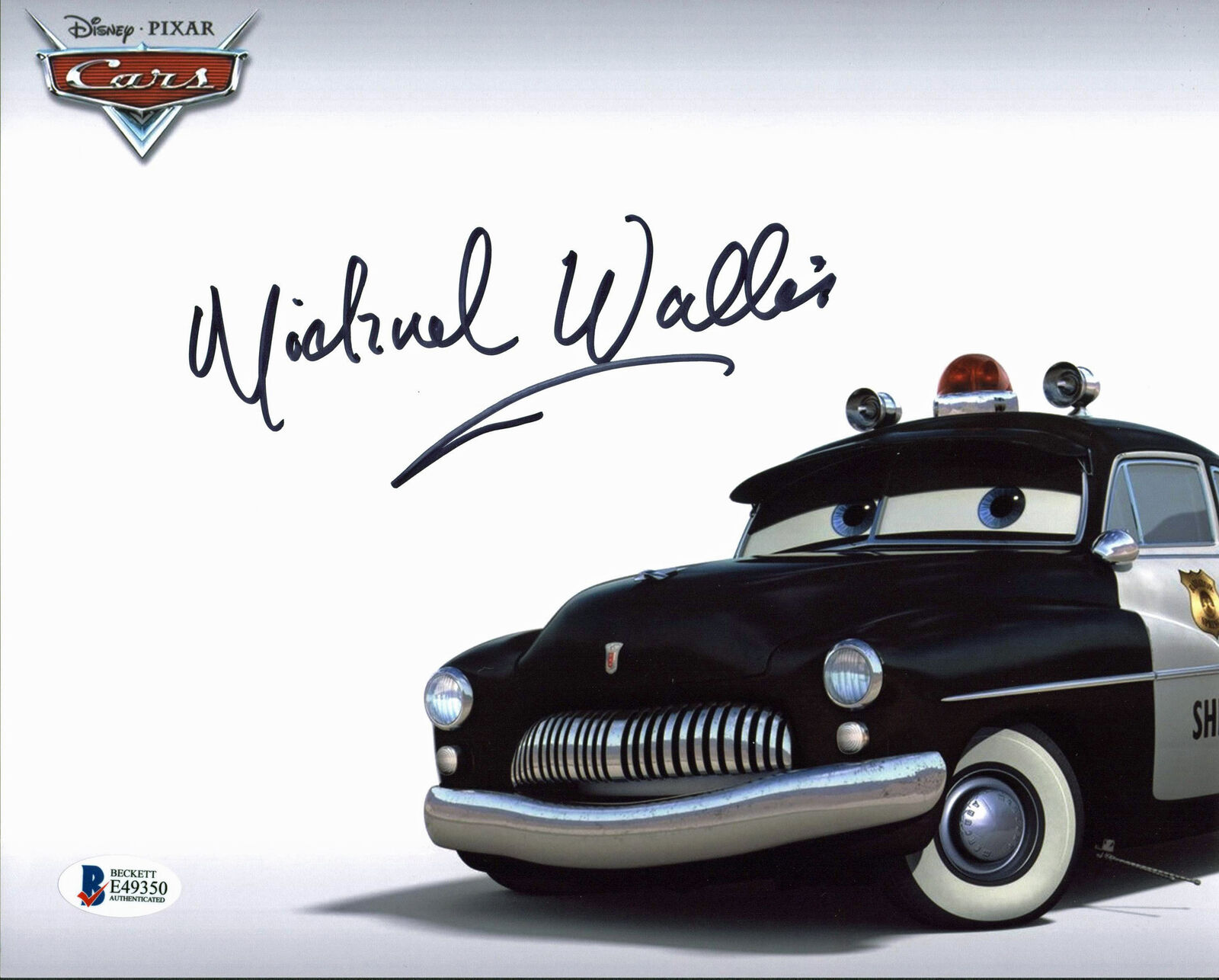 Michael Wallis Cars Sheriff Authentic Signed 8x10 Photo Poster painting Autographed BAS #E49350