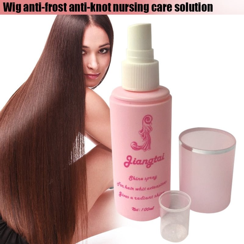 100ML Wig Care Solution Spray For Women Hair Protection Synthetic Hair Wig Conditioner Anti-frizz  Smooth Detanglers Oil