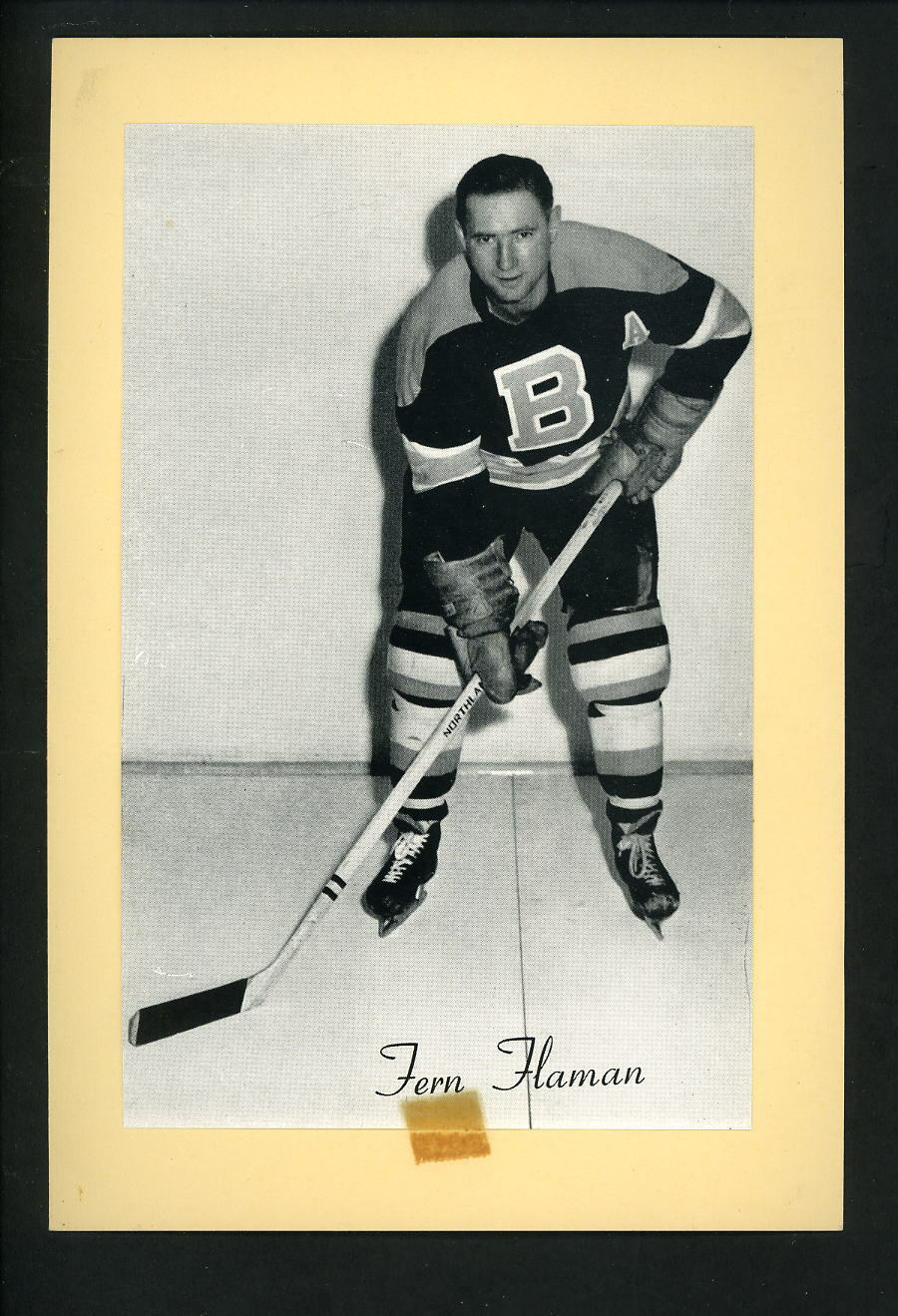 # 20 Fern Flaman 1944-63 Beehive Group 2 Photo Poster paintings Boston Bruins