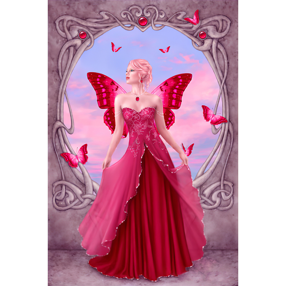 

Butterfly Angel - Round Drill Diamond Painting - 30*45CM, 501 Original