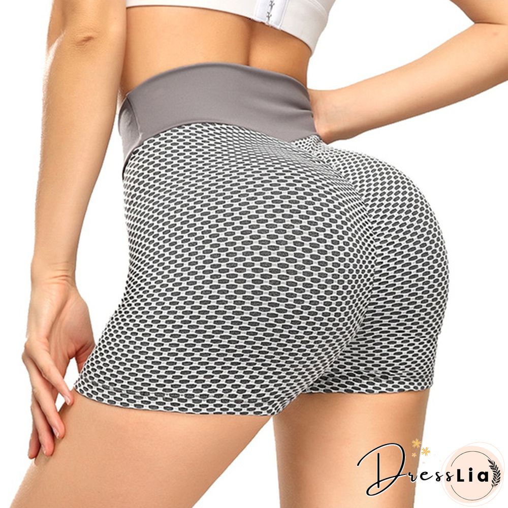 Workout Fitness Shorts Seamless Yoga Shorts Women High Waist Female Clothing Push Up Short Elasticity Breathable