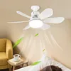 40w/200-2000lm Small Ceiling Fan with Lights with Remote Control Breeze Fan Light Three Color Temperature Options for Living Room Study & Household Use