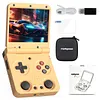 Foldable Retro Handheld Game Console 3.4 Inch IPS Screen 3000mAh Battery Flip Design Portable Pocket Arcade (TF Card Is Not Included)