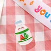 20PCS Cute Cartoon Soft Drinks Acrylic Exam Books Paper Clips Back to School Creative Stationery