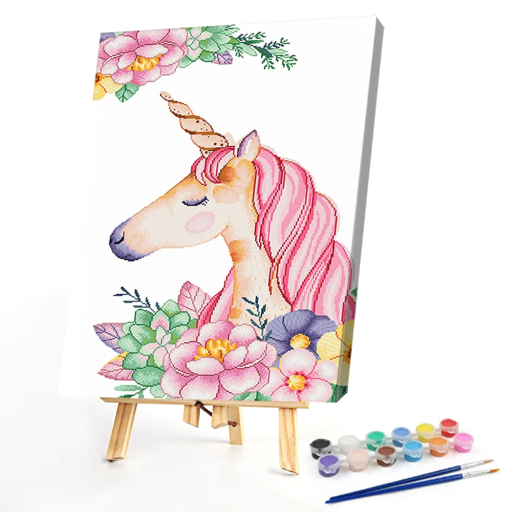 Cute Unicorn - Paint By Numbers(40*50CM)