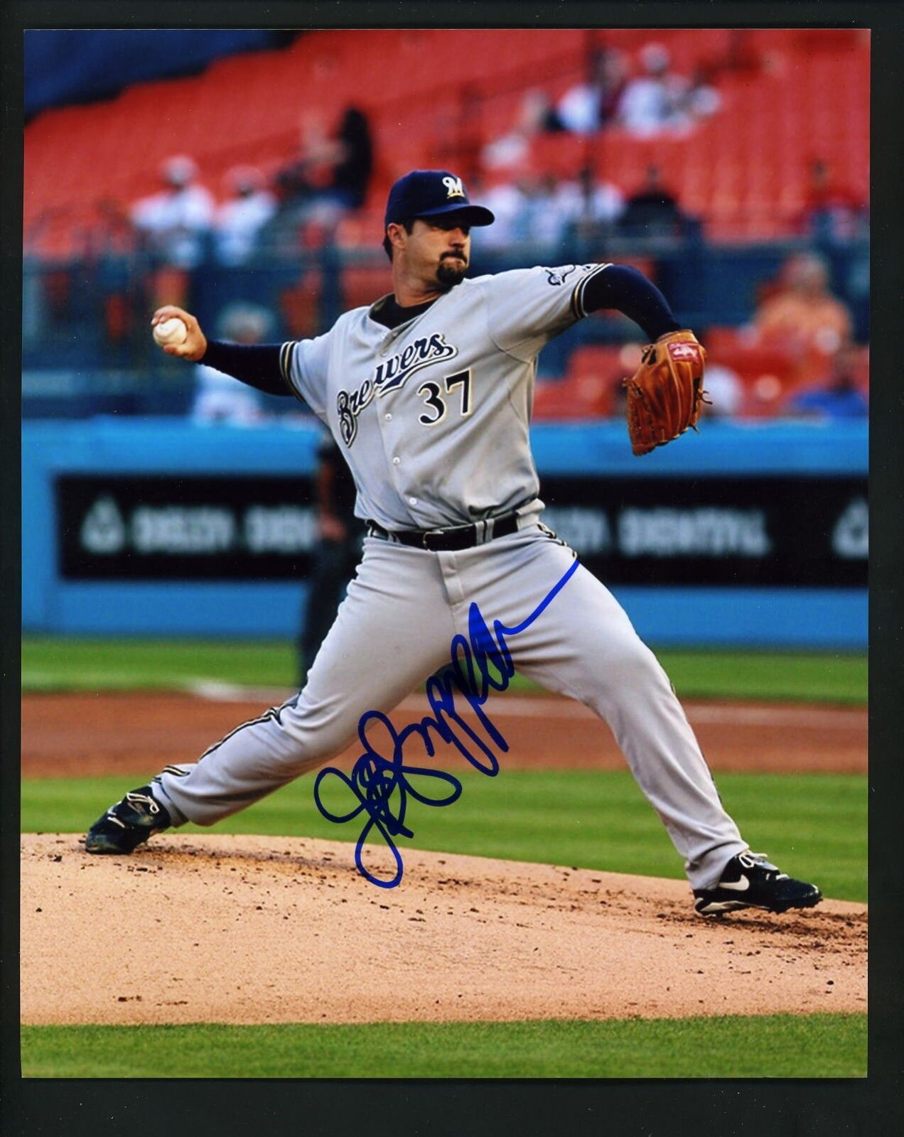 Jeff Suppan Signed Autographed 8 x 10 Photo Poster painting Milwaukee Brewers SHIPPING IS