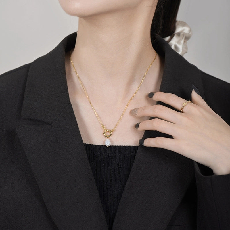 1 Piece 925 Sterling Silver Solid Color Jewelry Buckle Jewelry Accessories