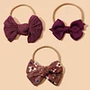 3PCS Adorable Floral Bowknot Hair Head Bands Set for Babies