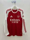 2025/2026 Long Sleeves Arsenal Home Football Jersey 1:1 Thai Quality