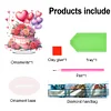 DIY Flower Cake Acrylic Special Shape Diamond Painting Desktop Ornaments