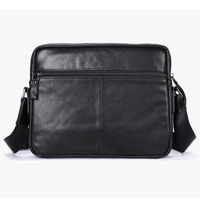 Lightweight Large Capacity Vintage Soft Leather Business Casual Durable Briefcase Handbag