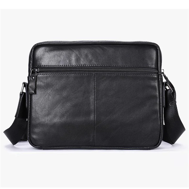 Lightweight Large Capacity Vintage Soft Leather Business Casual Durable Briefcase Handbag