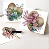 6Pcs Diamond Painting Bouquet Hat Diamond Painting Greeting Card for Friends