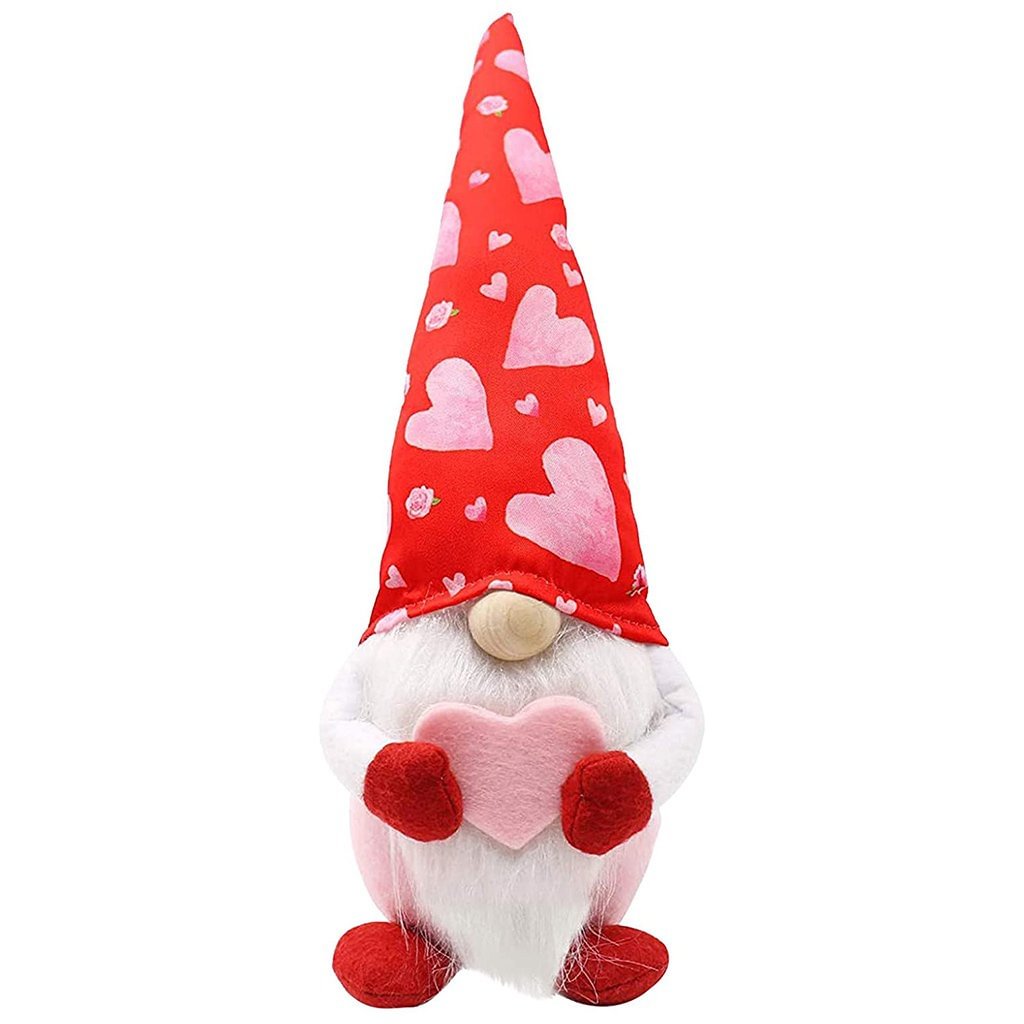 Multi//2PCS, S//13.39x3.94x3.15in Valentines Day Decorations with Gift Card Handmade Valentines Gifts for Women Valentines Gifts Gnome Faceless Santa Doll Faceless Plush Doll Pendant