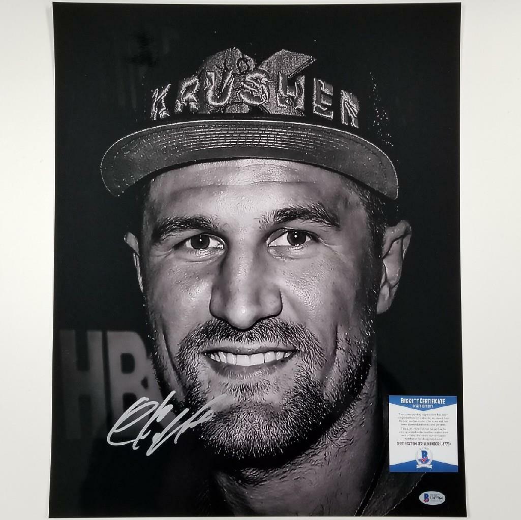 Sergey Kovalev signed 16x20 Photo Poster painting Boxing Autograph ~ Beckett BAS COA