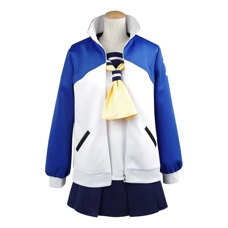 High-Q Unisex Anime Cos Disgaea4 Return Fuka Kazamatsuri Sailor suit Cosplay Costumes Sets