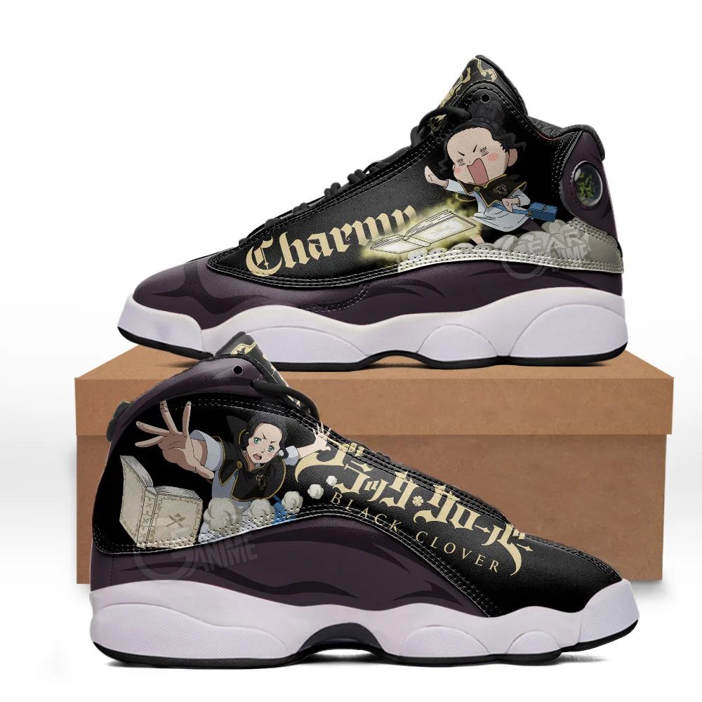 Kingofallstore - Charmy Papittson JD13 Sneakers Black Clover Custom Anime Shoes