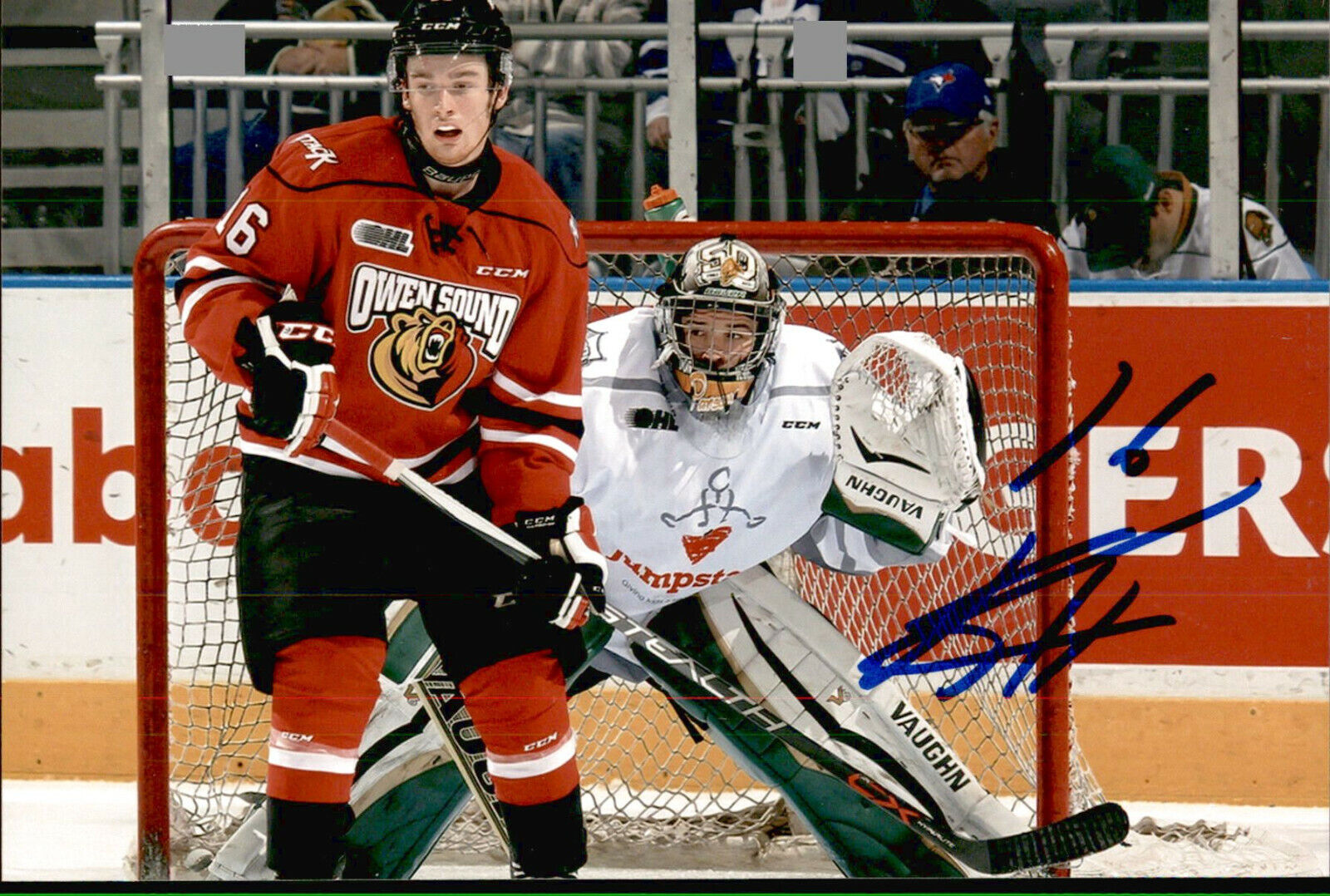 Kevin Hancock SIGNED 4x6 Photo Poster painting OWEN SOUND ATTACK / NHL DRAFT 2018