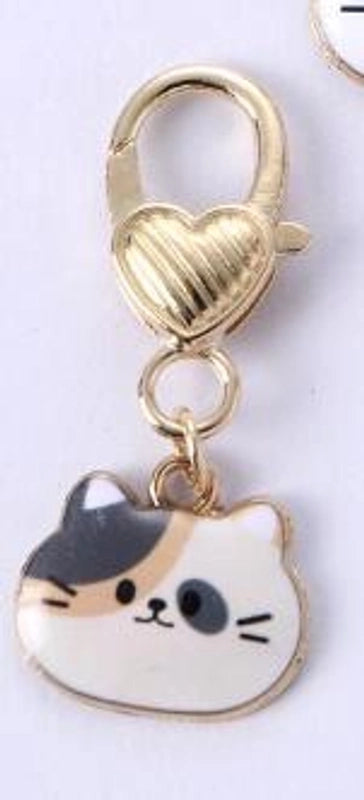 Minimalist Cat Zinc Alloy Women’s Keychain