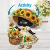 Sunflower Girl - 5D DIY Ornament