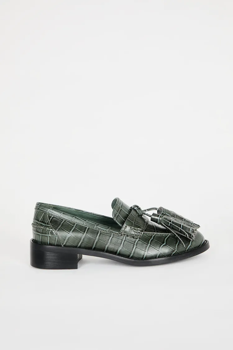 Internationally x Lacausa Neighbor Platform Loafers in Black Women\'s Size 9 $204 Amazon.com | Latasa Women main image 2